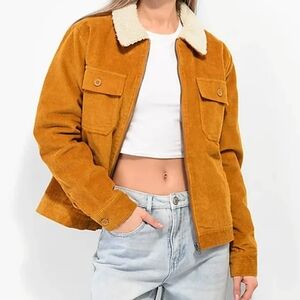 Corduroy Sherpa Collar Jacket